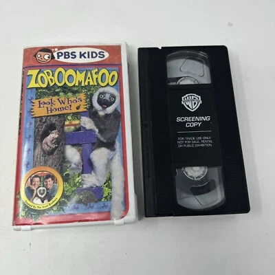 Zoboomafoo VHS Tape Look Who's Home PBS Kids 2001 Screening Copy - Image 1 of 4