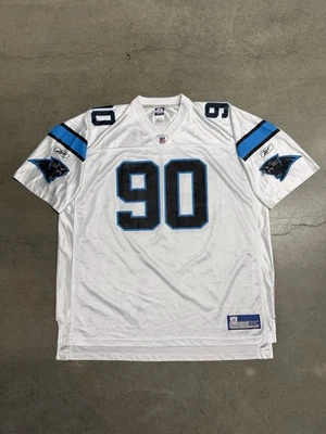Camiseta deportiva Reebok vintage de los Carolina Panthers Julius Peppers #90 de los años 2000 para hombre talla 2XL Foto 1 de 4