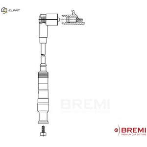 IGNITION CABLE 204/75 FOR ALFA ROMEO AR30746/30558 1.7L 4cyl 33 - Picture 1 of 9