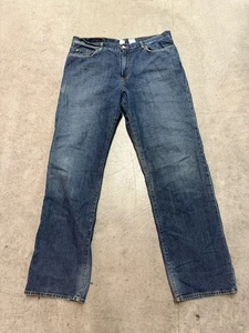 Mens Lucky Brand Dungarees by Gene Montesano Denim Jeans 40x34 - Picture 1 of 11