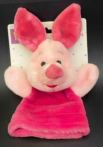 Vintage New Mattel Piglet Hand Puppet Plush 12" Winnie The Pooh Friends Pink - Picture 1 of 3