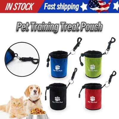 Bolsa de entrenamiento de obediencia para mascotas perros cachorros alimentación cebo comida bocadillos bolsa de cinturón bolsas Foto 1 de 4