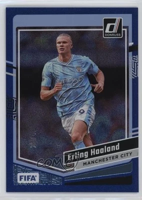 2023-24 Panini Donruss FIFA Azul 25/49 Erling Haaland #89 10ek Foto 1 de 3