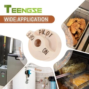 2x Temperature Control Knob 1751-012 for Robertshaw Thermostat 700-506 Gas Valve - Picture 1 of 9