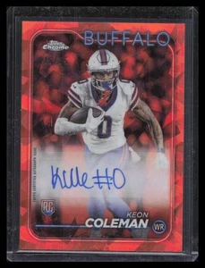 2024 Topps Chrome Sapphire - Rookies Auto Orange #RA-KCO Keon Coleman #/25 - Bild 1 von 2