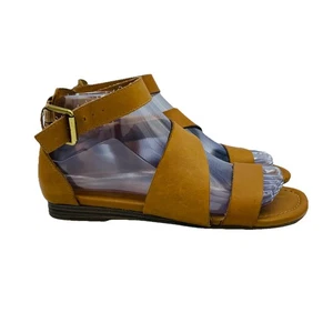 Franco Sarto Damenschuhe Größe 6,5 M braun Griffith Leder Slipper Absatz Sandalen - Bild 1 von 12