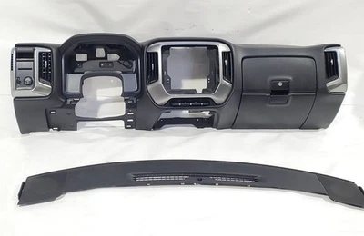 2014 2015 2016 Chevrolet Silverado 1500 OEM Dash Panel With Bezels and Glove Box - Image 1 of 4