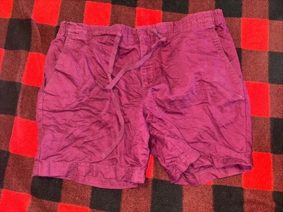 Nuevo con etiquetas Pantalones Cortos Chinos Eddie Bauer Para Mujer Talla 12 Rojo Mamá 100% Algodón Bolsillo con Solapa Foto 1 de 4