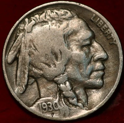 1930 Philadelphia Mint Buffalo Nickel with 5 Legs - Image 1 of 2
