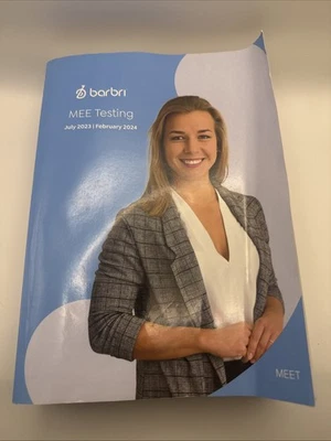 2023-2024 Barbri Uniform Bar Review MEE Testing Multistate Essay Exam UBE - Image 1 of 4