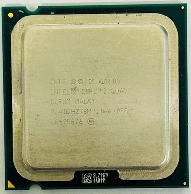 Intel Core 2 Quad SL9UM Q6600 2,40 GHz 8 MB 1066 MHz socket 775 processore quad core - Immagine 1 di 3