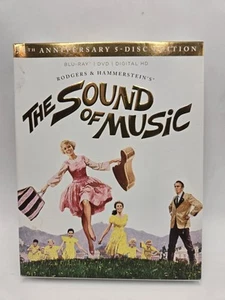 The Sound Of Music - 50th Anniversary 5-Disc Set W/ Cards Poster CD Bluray - Picture 1 of 6