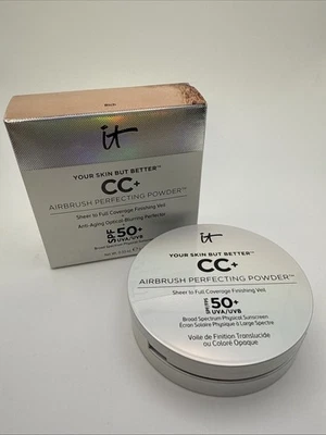 IT Cosmetics Your Skin but Better CC+ Airbrush Perfecting Powder Rich SPF 50 NIB - Image 1 of 4
