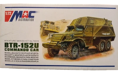 URSS BTR-152U Command Military Vehicle- 1/72 MAC plastic model kit 72015 - Immagine 1 di 2