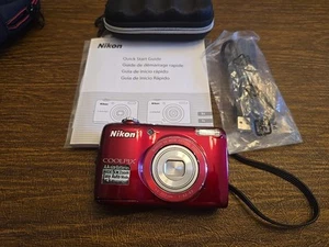 Nikon Coolpix L26 Digital Camera 16.1MP, 5x, 4GB Memory, AA Batteries, Tested - Picture 1 of 13
