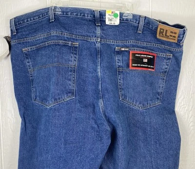 De Colección Ralph Lauren Polo Jeans Co Grande Fácil Calce Suelto Para Hombres 52 x 32 Nuevo Con Etiquetas Foto 1 de 4