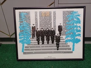 NANCY HAMMOND Winter USA Nabel Academy gerahmter Kunstdruck 14x11 - Bild 1 von 11