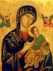 Oil Painting repro  Our Lady of Perpetual Help - Picture 1 of 1