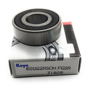 KOYO 6202 2RS CM JAPAN DEEP GROOVE BALL BEARING  RUBBER SEALED 15 x 35 x 11 - Picture 1 of 5