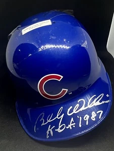 CHICAGO CUBS BILLY WILLIAMS SIGNED MINI HELMET JSA COA AUTHENTIC AUTOGRAPH HOF - Picture 1 of 2