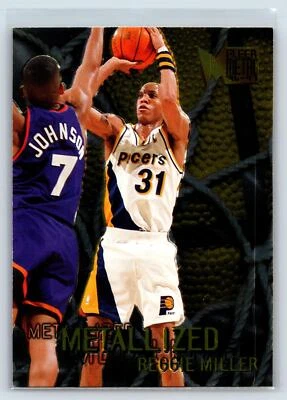 Reggie Miller 1996-97 Metal Indiana Pacers #129 - Image 1 of 2