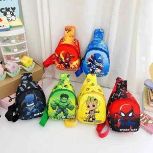 Marvel Anime Umhängetasche The Avengers Spiderman Iron Man Satchel Brusttasche - Bild 1 von 33