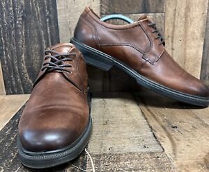 ECCO Lisbon Plain Toe Lace Oxford Men’s Shoes Sz 8 Leather 622104