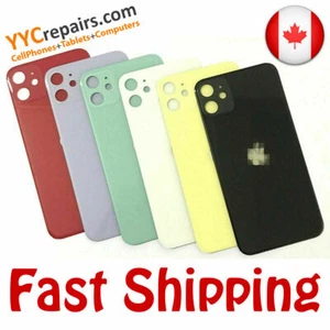 Back Camera Lens Big Ring Hole Cover Frame Glass Housing Replacement iPhone 11 - Photo 1 sur 3