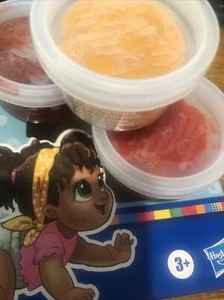 Used HASBRO BABY ALIVE SUPER SNACKS x 1 SOLID DOLL FOOD Opened X 1 Tub Spare - Picture 1 of 2