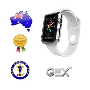Clear Slim Soft Protective Cover Case for Apple Watch Series 5 4 3 38 40 42 44mm - Picture 1 of 6