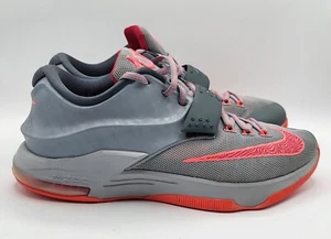 Nike KD 7 Calm Before The Storm Gray Hyper Punch Durant Men's 653996-060 Sz 8 - Picture 1 of 8