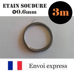 3m de Fil Etain pour soudure -avec flux - 60% étain (électronique, fer à souder) - Imagen 1 de 1