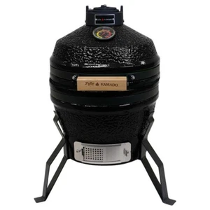 Zyle ZY13KSBLBBQ2 Black Mini Outdoor Charcoal BBQ Brockworth Kamado Grill Smoker - Picture 1 of 5