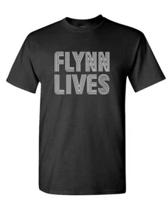 FLYNN LIVES - Película Retro Programa de Usuario Divertido - Camiseta Algodón Unisex - Imagen 1 de 6