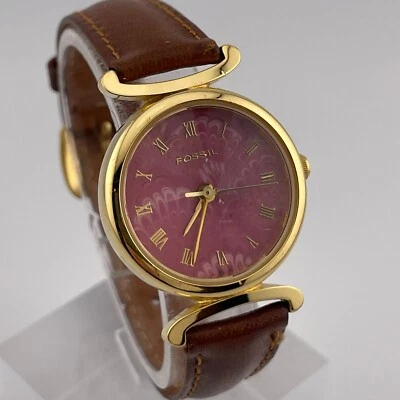 Reloj Mujer Fossil PC-9591 Cuarzo 26mm Caja Cuero Marrón Correa Cuarzo Foto 1 de 4