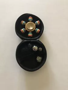 Nice Premium Brass Fidget Spinner With Case - Picture 1 of 4