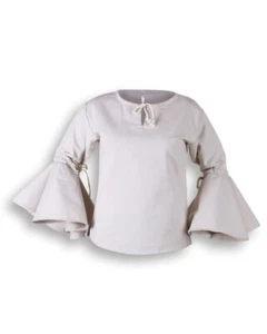 Blusa Mytholon Eva algodón natural XS Larp recreación medieval #29123 - Imagen 1 de 3