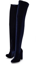 zara fabric over the knee boots