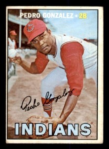 1967 Topps Baseball #424 Pedro Gonzalez VG/EX *d7