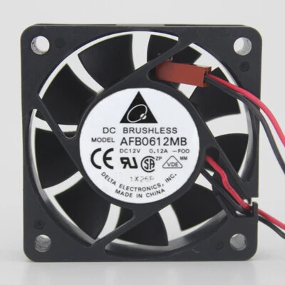 Delta AFB0612MB DC12V 0.12A 60*60*15mm 6CM 6015 3pin  cooling fan - Image 1 of 2
