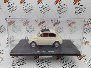 DIE CAST "FIAT 500D 1960" Vintage Car Scale 1/24 - Picture 1 of 2