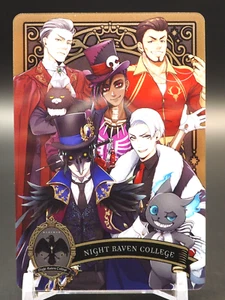 Night Raven College Twisted Wonderland Metal card P1-18 Disney Japanese C729 - Picture 1 of 10