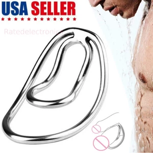Stainless Steel Training Clip Sissy Chastity Male Metal Training Clip Lock Cage - Picture 1 of 9