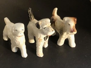 Konvolut 3 TERRIER FIGUREN JAPAN Vintage AIREDALE - Bild 1 von 5