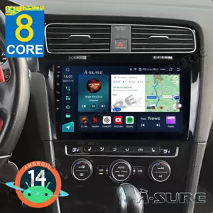 4+64GB Android 14 Autoradio CarPlay DSPGPS Navi für VW Golf 7 VII MK7 2012-2017 - Bild 1 von 12