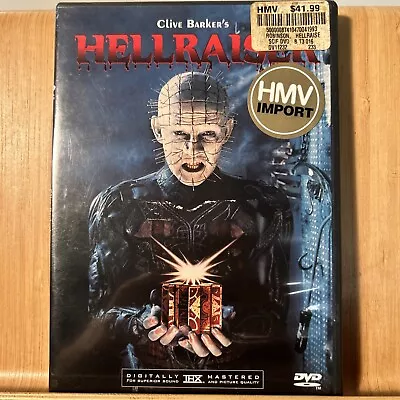 Hellraiser DVD Anchor Bay CLIVE BARKER (S6.9) - Image 1 of 2