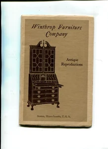 Vintage Catalog WINTHROP FURNITURE CO Antique Reproduction Boston MA w prices - Picture 1 of 1