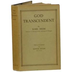 Karl Heim / God Transcendent Foundation for a Christian Metaphysic 1st ed 1935 - Picture 1 of 1