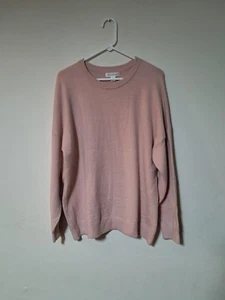 Nordstrom Treasure & Bond Pink Smoke Pullover Sweater Organic Cotton Merino Wool - Picture 1 of 9
