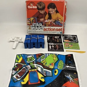 Star Wars Kenner Play Doh Action Set w/ Molds & Play Mat Vintage 1977! - Picture 1 of 23
